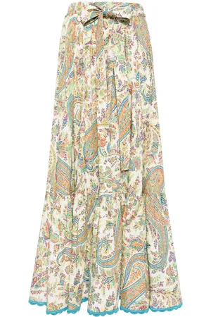 Etro Paisley-print cotton skirt