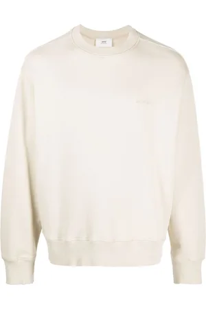 Ami Logo-embroidered cotton sweatshirt