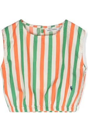 Bobo Choses Striped sleeveless T-shirt