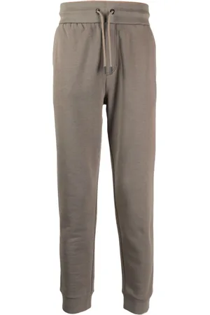 HUGO BOSS Drawstring-waist cotton-blend track pants