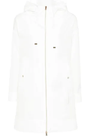 HERNO Hooded zipped raincoat