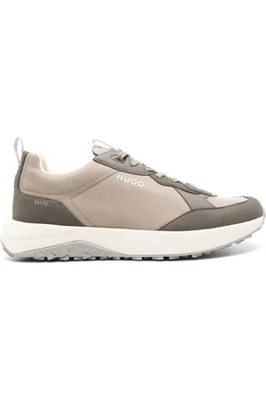 HUGO BOSS Two-tone panelled sneakers