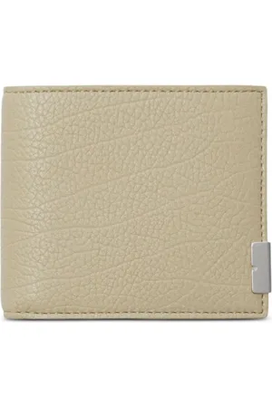 Burberry Logo-plaque leather wallet