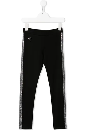 Philipp Plein Rhinestone stripe leggings