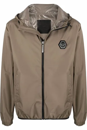 Philipp Plein Zipped windbreaker jacket