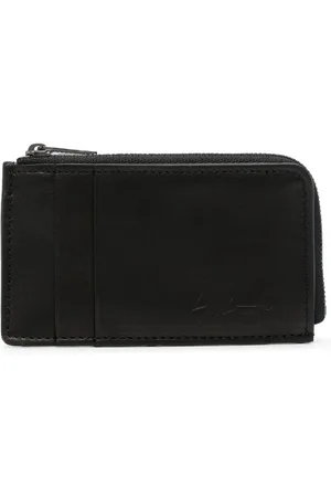 YOHJI YAMAMOTO Logo-debossed leather wallet