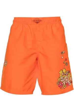 MARTINE ROSE Board floral-print swim shorts