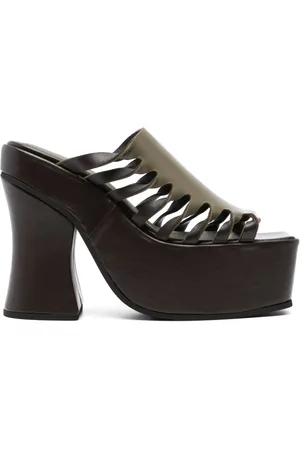 ECKHAUS LATTA 135mm twist-detail sandals