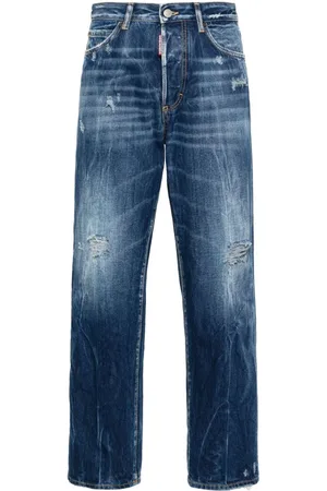 Dsquared2 Mid-rise straight-leg jeans