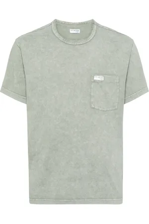 FAY Logo-appliqué cotton T-shirt