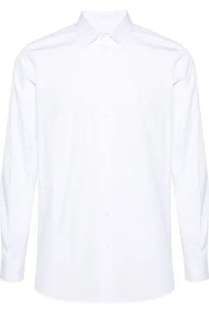 Moschino Slogan-print cotton shirt