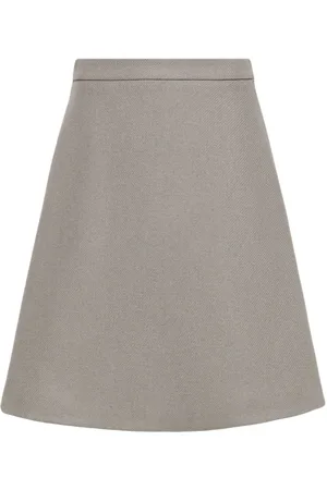 Ami Knitted midi skirt