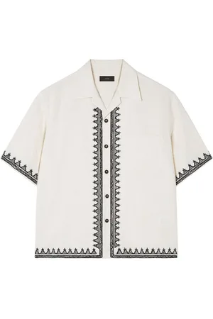 Alanui Akasha embroidered-edge shirt