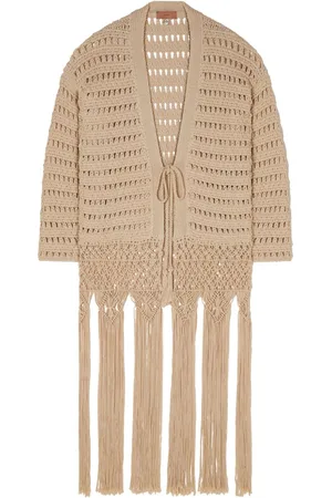 Alanui Love Letter to India crochet cardigan