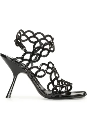 Sergio Rossi Sr Mermaid 100mm leather sandals