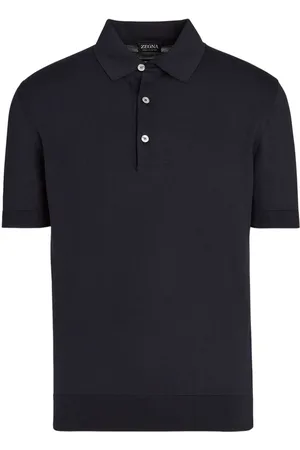 Ermenegildo Zegna Ribbed-trim cotton polo shirt