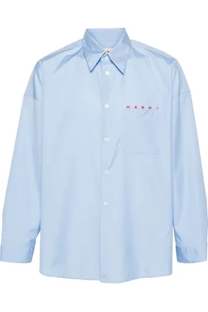 Marni Logo-print cotton shirt
