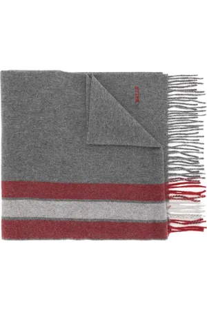 Bally Striped wool-cashmere scarf