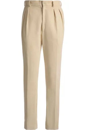 Bally Gathered-detail tailored trousers