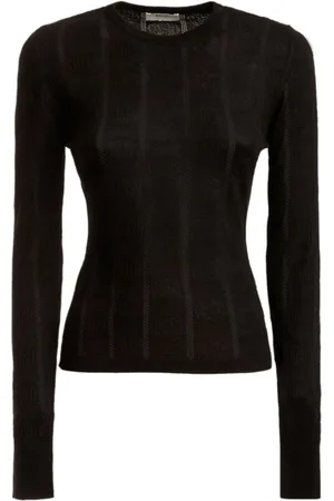 Bally Patterned intarsia-knit jumper