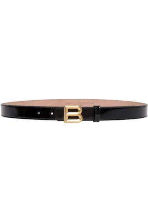 Bally Logo-buckle leather belt