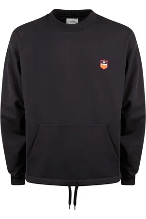 Bally Logo-patch drawstring sweatshirt