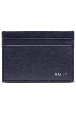 Bally Logo-stamp leather cardholder