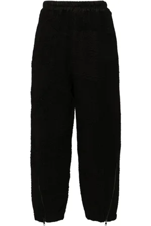 BY WALID Tapered-leg cotton trousers