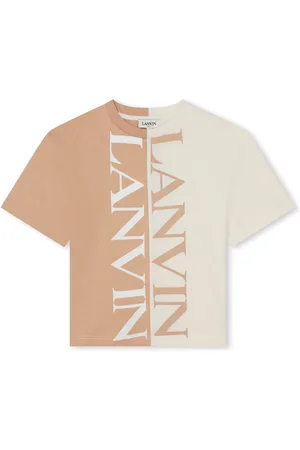 Lanvin Colour-block logo-print T-shirt