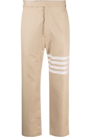 Thom Browne 4-Bar cotton straight-leg trousers