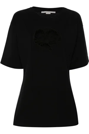 Stella McCartney Cut-out cotton T-shirt