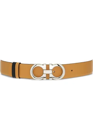 Salvatore Ferragamo Gancini-buckle reversible leather belt