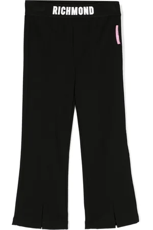 John Richmond Logo-waistband jersey trousers