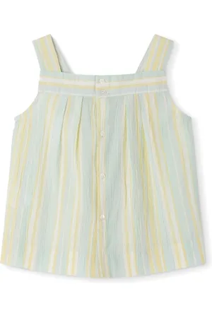 BONPOINT Soleil striped cotton blouse