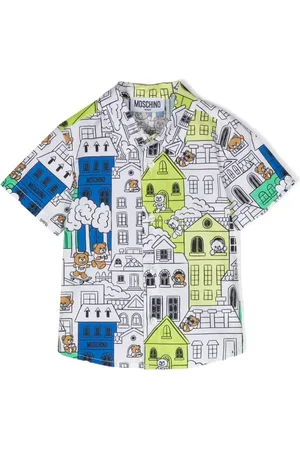 Moschino Graphic-print buttoned shirt