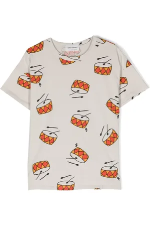 Bobo Choses Play the Drum cotton T-shirt