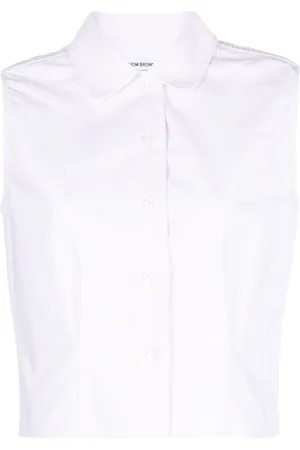 Thom Browne Cotton sleeveless shirt