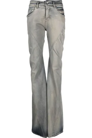 Rick Owens Bias mid-rise straight-leg jeans