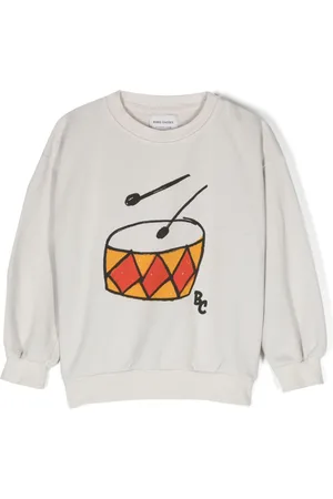 Bobo Choses Play The Drum cotton sweatshirt