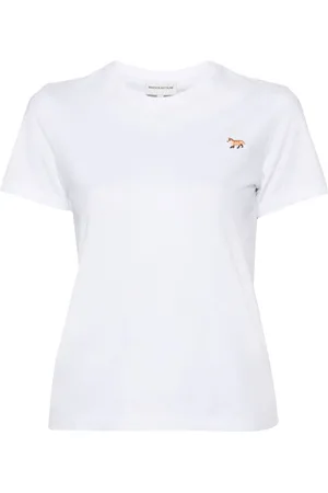 Maison Kitsuné Fox-motif cotton T-shirt