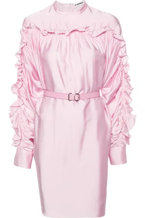 Jil Sander 129 satin midi dress