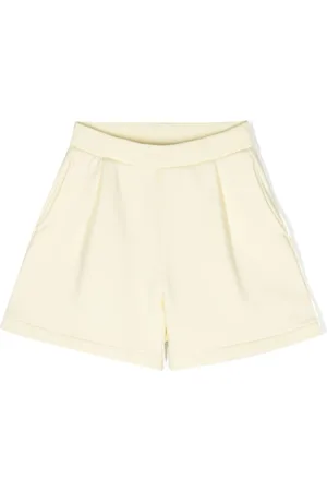 BONPOINT Ribbed-waistband cotton shorts