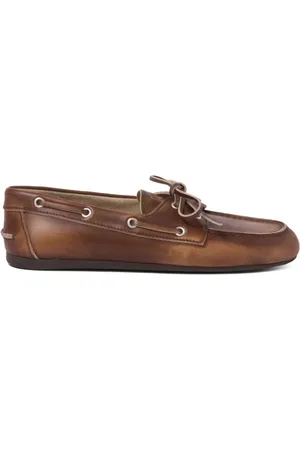 Miu Miu Bleached leather loafers