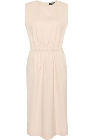 Fabiana Filippi Sleeveless cotton midi dress