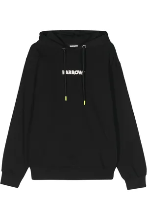 BARROW Logo-print cotton hoodie