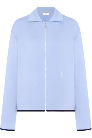 ROSETTA GETTY X Violet Getty logo-embroidered cardigan