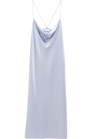 Filippa K Draped stretch-silk slip dress