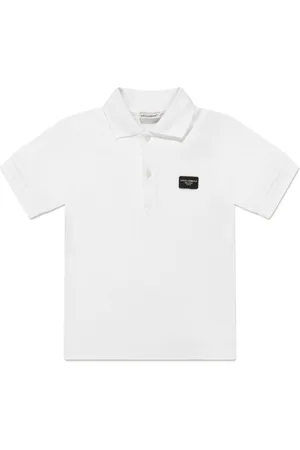 Dolce & Gabbana Logo-appliqué cotton polo shirt