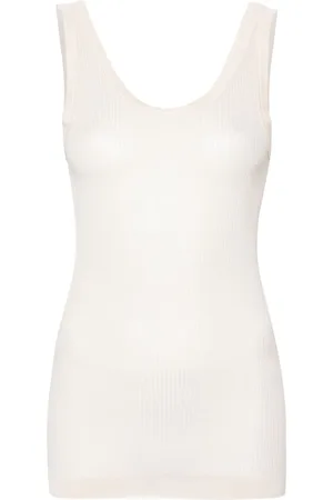 LEMAIRE Fine-ribbed seamless tank top