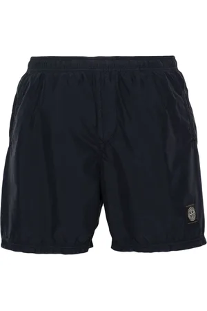 Stone Island Compass-patch swim shorts